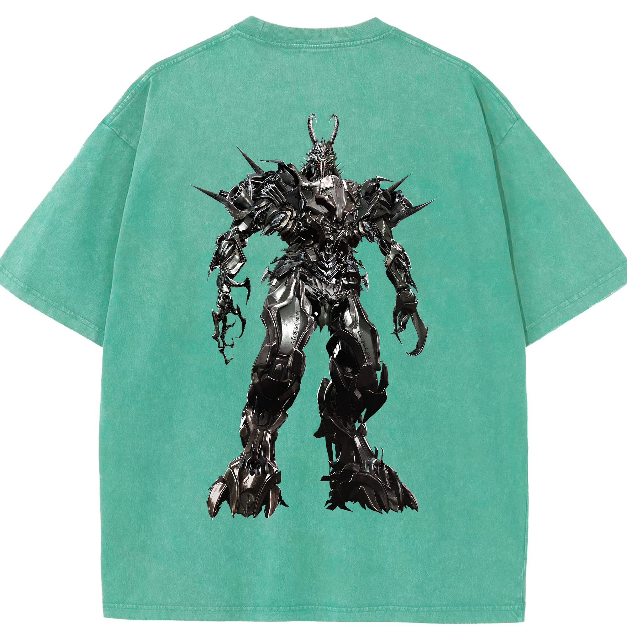 （画像用） Transformers トランスフォーマー 綿100% ヴィンテージ風 半袖Tシャツ（背面プリント）